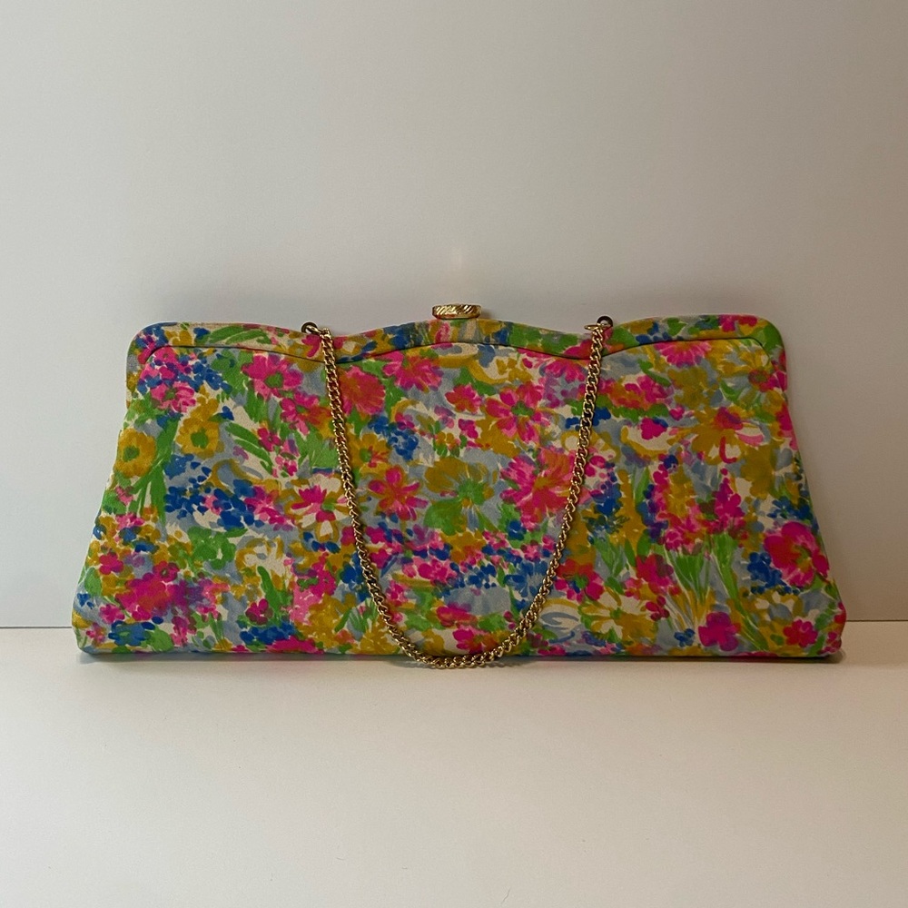 Vintage floral purse